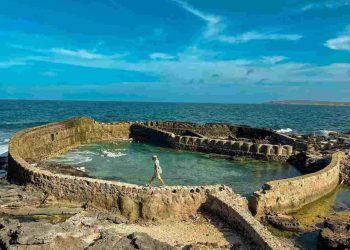 Khung cảnh mộc mạc bình dị của đảo Phú Quý