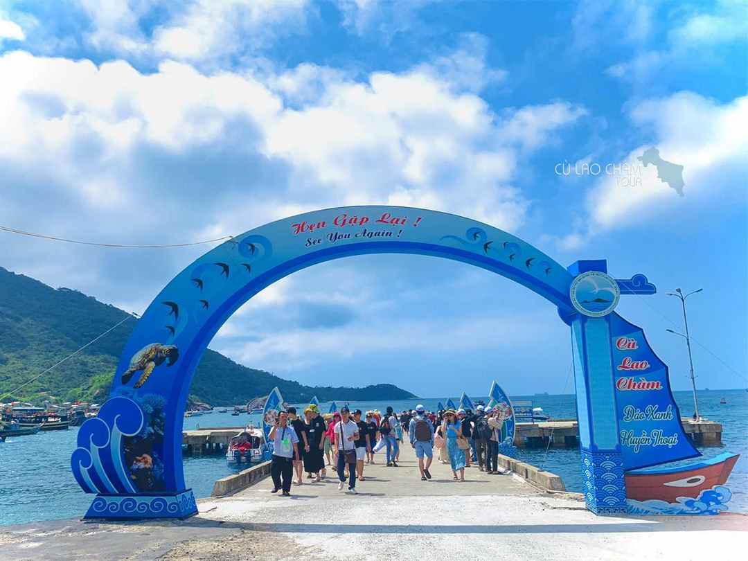 Cổng chào ở đảo
